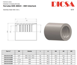 Collar Interlok 4SH/R13/R15, COL/IP4 | TTA Hydraulics