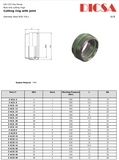 Cutting Ring with Viton Seal L & S Series, D/WD | TTA Hydraulics