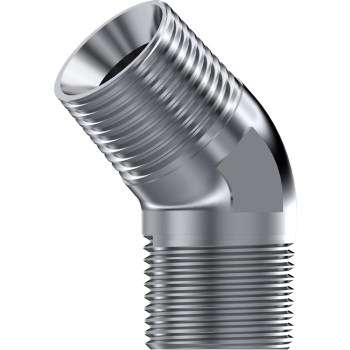 NPT Male 45 Elbow Adaptor, E3/MN | TTA Hyd