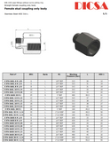 Tube Female Stud Coupling to BSP, L-Series, GAI-LR