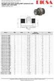 Tube Male Stud Coupling to BSP WD, L-Series, GE/LR-wd | TTA Hyd