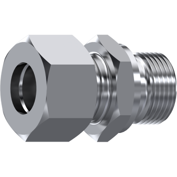 Tube Male Stud Coupling to BSP, S-Series, GE/SR | TTA Hyd