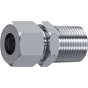 Tube Male Stud Coupling to NPT, S-Series, GE/SN | TTA Hyd