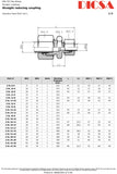Tube Stud Reducers, L-Series, GR/L | TTA Hyd