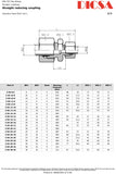Tube Stud Reducers, L-Series, GR/L | TTA Hyd
