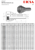 BSP Female Straight Hose End, HBF | TTA Hydraulics