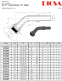 JIC Female 45 Elbow Hose End | TTA Hydraulics