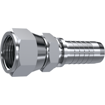 JIC Female Straight Double Hex Hose End | TTA Hydraulics