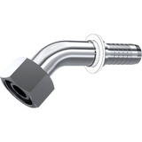 Metric Female Elbow 45 Hose End S-Series | TTA Hyd
