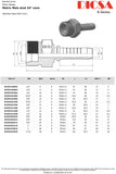 Metric Male Hose End S-Series, HMM | TTA Hydraulics