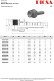 Metric Male Hose End L-Series, HMM | TTA Hydraulics