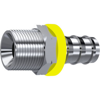 NPT Male to Push Lock Hose End, HPNM | TTA Hydraulics