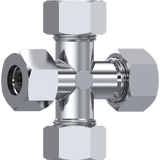 Tube Connector Equal Cross, S Series Heavy, K-S-X
