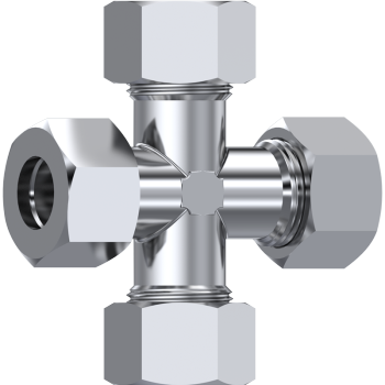 Tube Connector Equal Cross, L Series Light, K-L-X