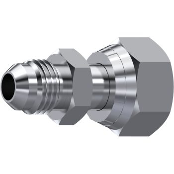 JIC Male to ORFS Female Adaptor, MJ/FORFS | TTA Hydraulics