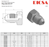 JIC Plug, PJ | TTA Hydraulics