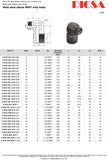 Tube Stud Elbow to BSP Taper, L-Series, WE | TTA Hyd