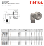 Tube Stud Elbow to Metric L-Series, WE/LM | TTA Hyd